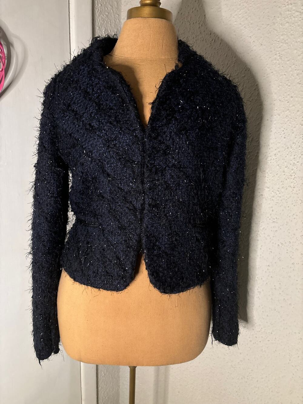 Sanctuary Clothing Couture Inspired Fringe Jacket S Classic Preppy Holiday Party